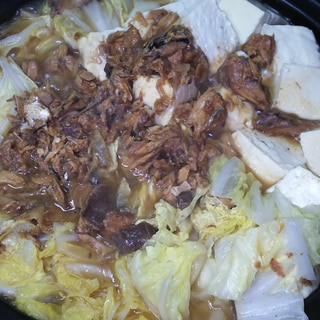 タジン鍋で作る★白菜とサバ缶の煮物